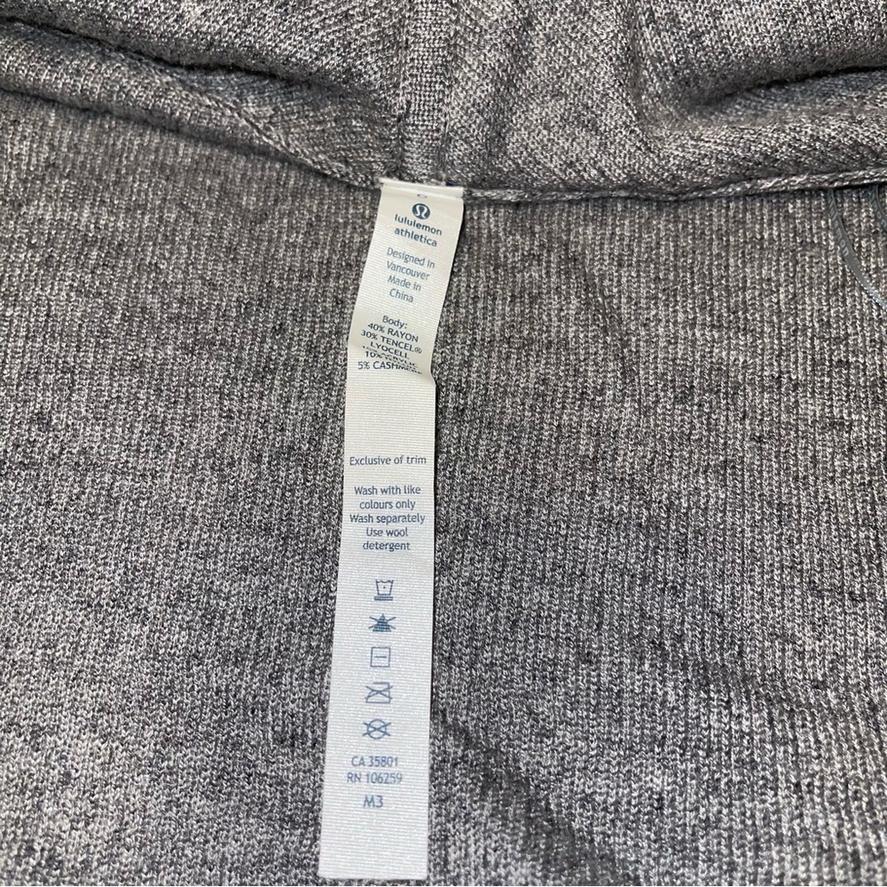 Lululemon Woman Sweater Cashmere Bland Size M - Picture 7 of 8